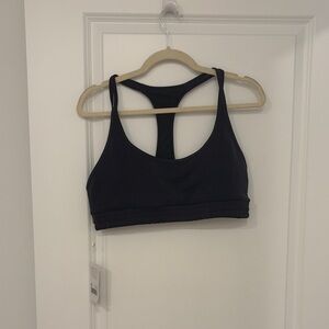 NWT BuffBunny Black Racerback Sports Bra